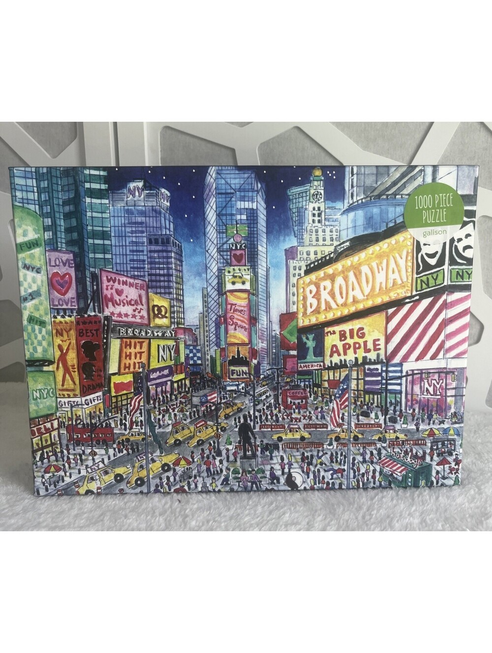MICHAEL STORRINGS Times Square 1000pc Galison NYC New York Puzzle
